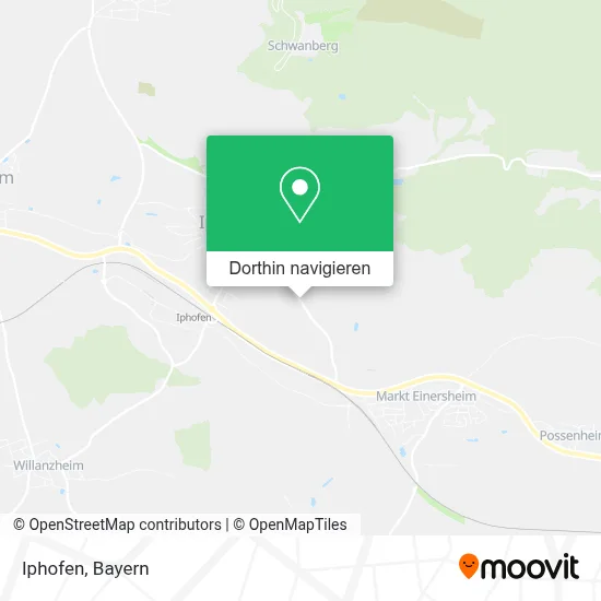 Iphofen Karte
