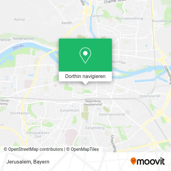 Jerusalem Karte