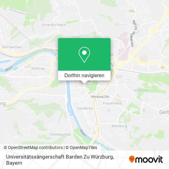 Universitätssängerschaft Barden Zu Würzburg Karte
