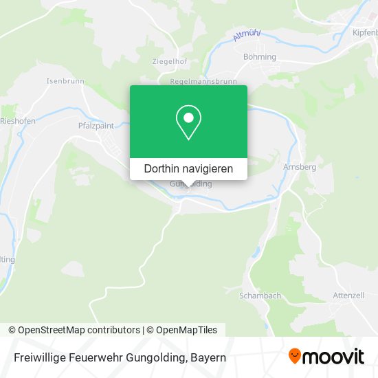 Freiwillige Feuerwehr Gungolding Karte