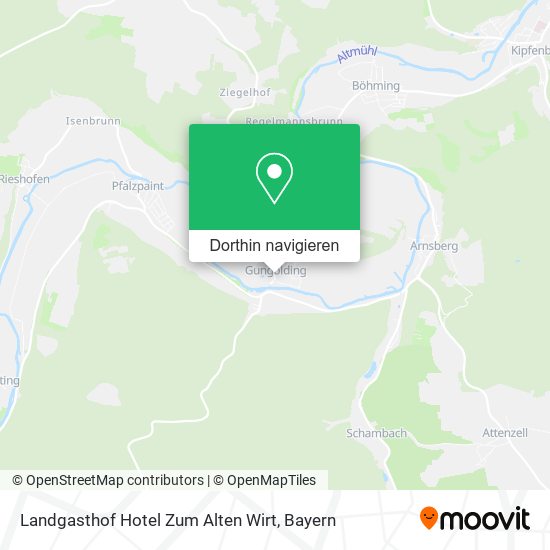 Landgasthof Hotel Zum Alten Wirt Karte