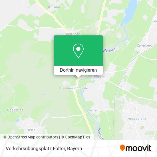 Verkehrsübungsplatz Folter Karte