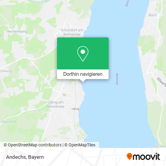 Andechs Karte