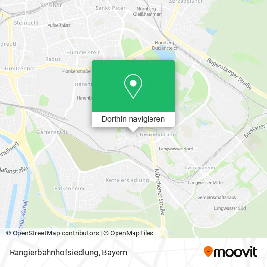 Rangierbahnhofsiedlung Karte