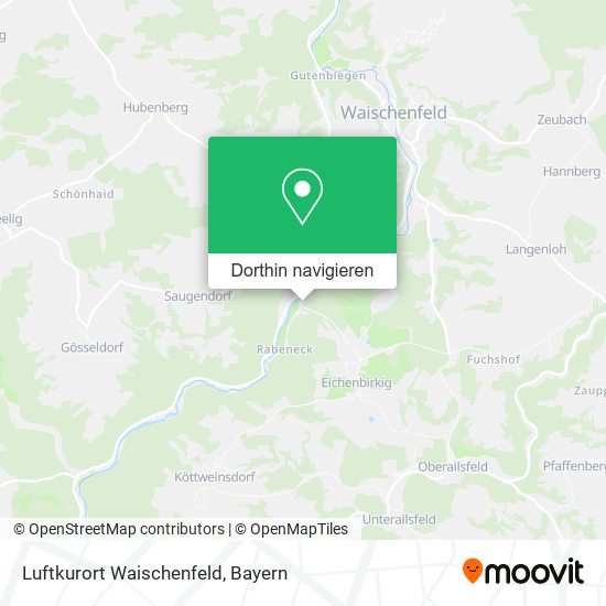 Luftkurort Waischenfeld Karte