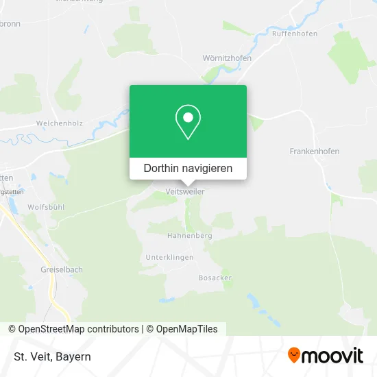 St. Veit Karte