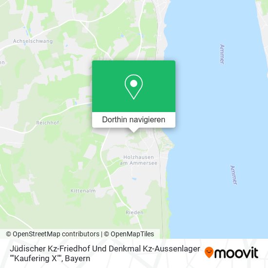 Jüdischer Kz-Friedhof Und Denkmal Kz-Aussenlager ""Kaufering X"" Karte