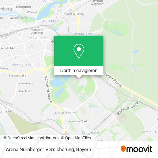 Arena Nürnberger Versicherung Karte