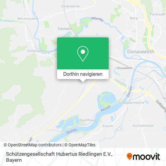 Schützengesellschaft Hubertus Riedlingen E.V. Karte