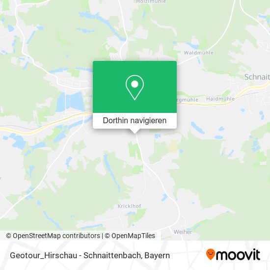 Geotour_Hirschau - Schnaittenbach Karte