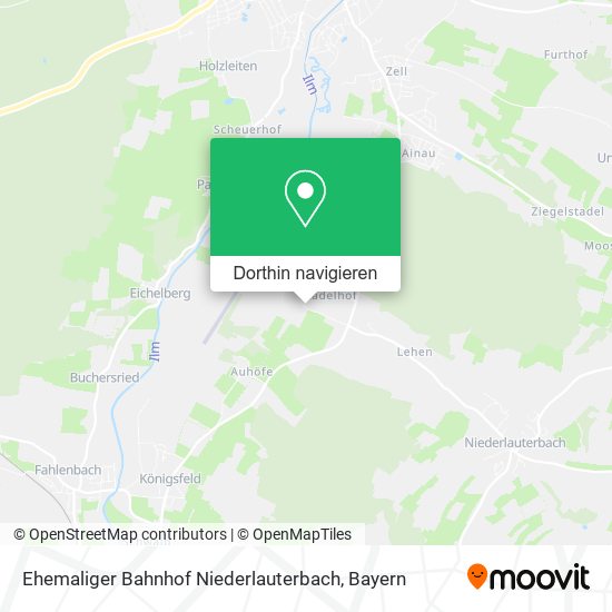 Ehemaliger Bahnhof Niederlauterbach Karte
