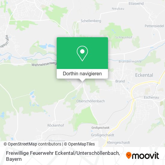 Freiwillige Feuerwehr Eckental / Unterschöllenbach Karte