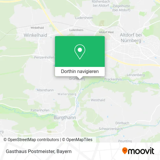 Gasthaus Postmeister Karte