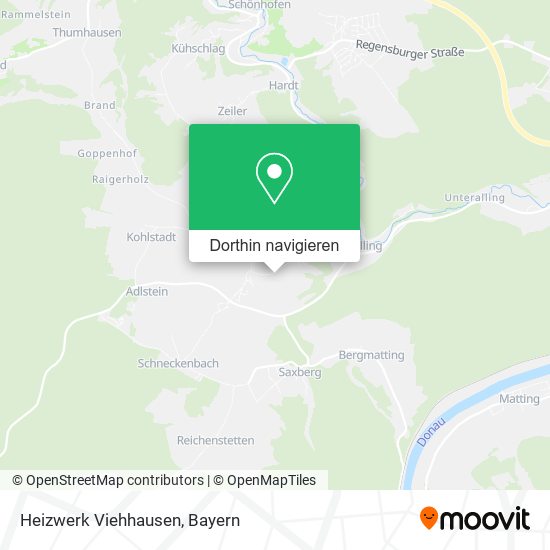 Heizwerk Viehhausen Karte