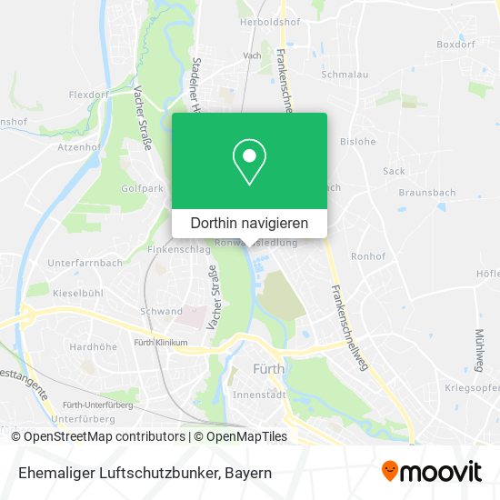 Ehemaliger Luftschutzbunker Karte