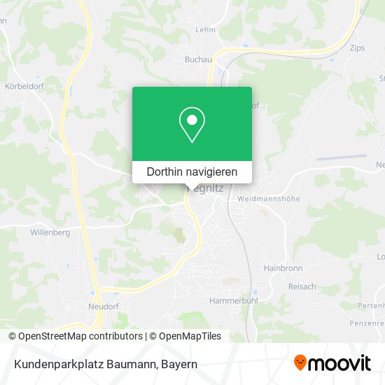 Kundenparkplatz Baumann Karte