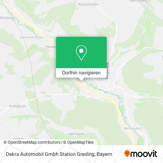 Dekra Automobil Gmbh Station Greding Karte