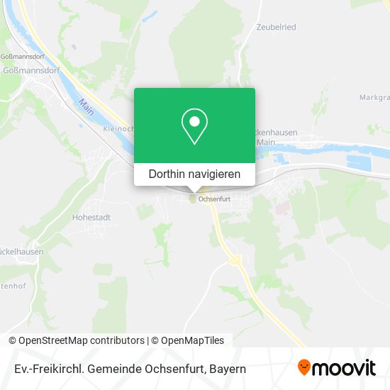 Ev.-Freikirchl. Gemeinde Ochsenfurt Karte