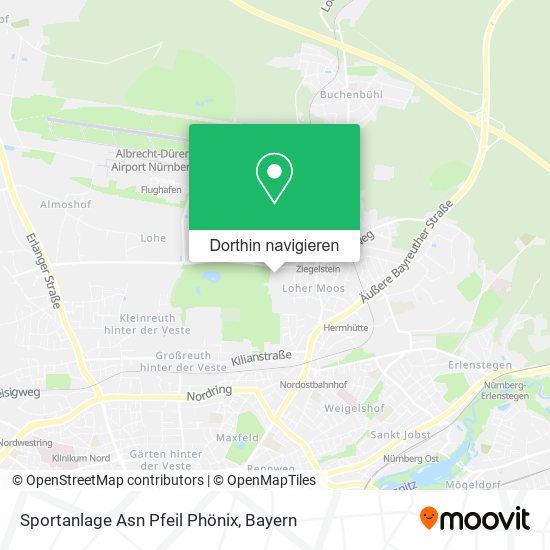 Sportanlage Asn Pfeil Phönix Karte