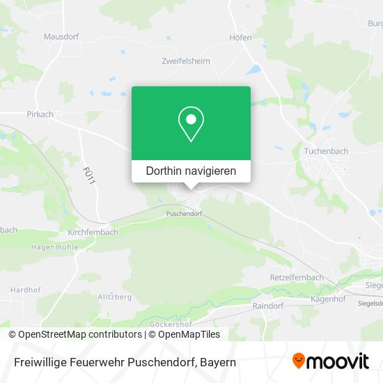 Freiwillige Feuerwehr Puschendorf Karte