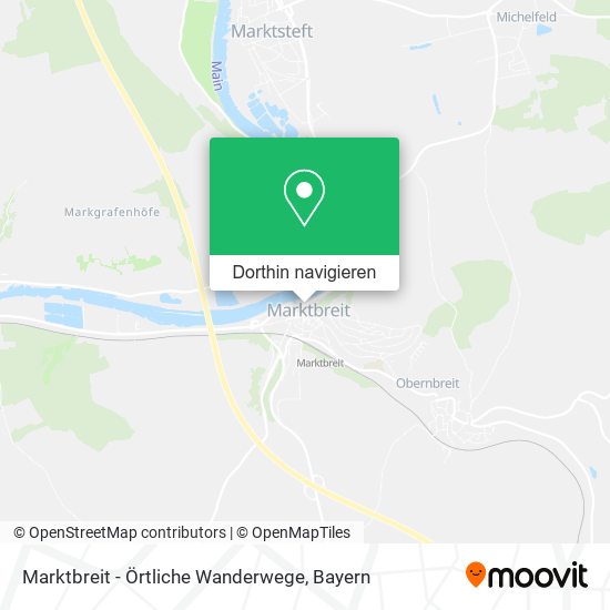 Marktbreit - Örtliche Wanderwege Karte