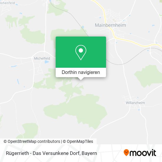 Rügerrieth - Das Versunkene Dorf Karte
