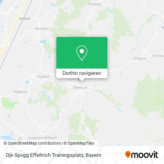 Djk-Spvgg Effeltrich Trainingsplatz Karte