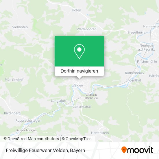 Freiwillige Feuerwehr Velden Karte