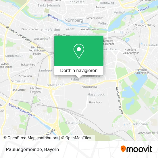 Paulusgemeinde Karte