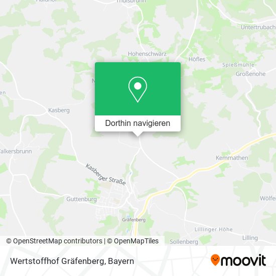 Wertstoffhof Gräfenberg Karte