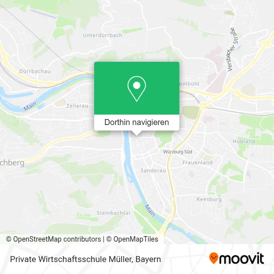 Private Wirtschaftsschule Müller Karte