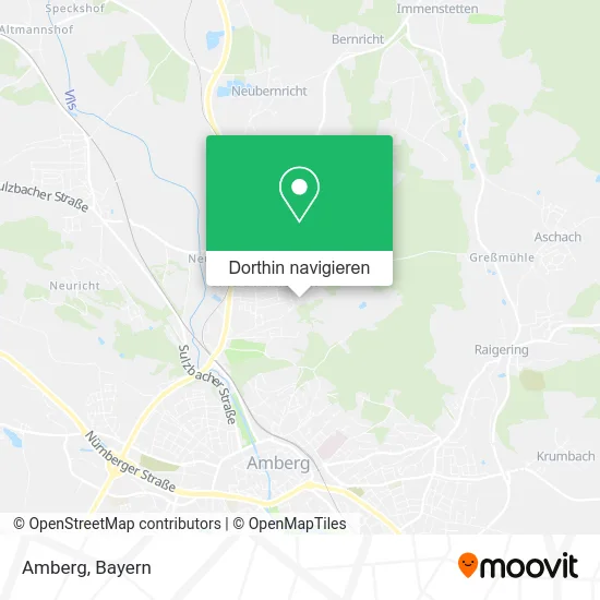 Amberg Karte