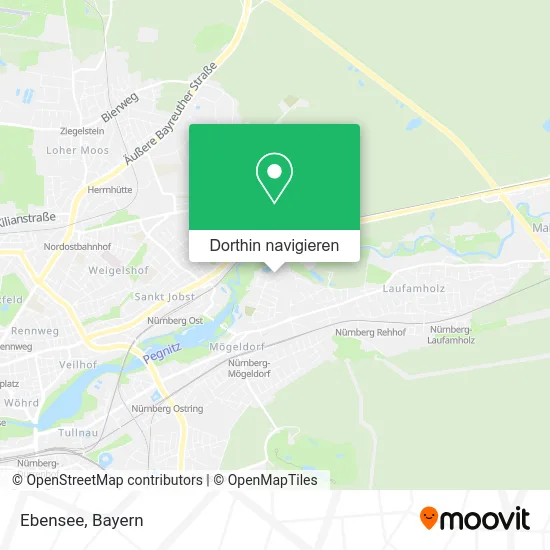 Ebensee Karte