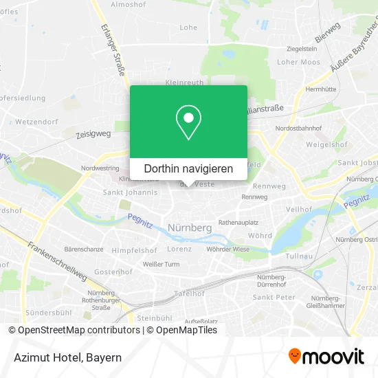 Azimut Hotel Karte
