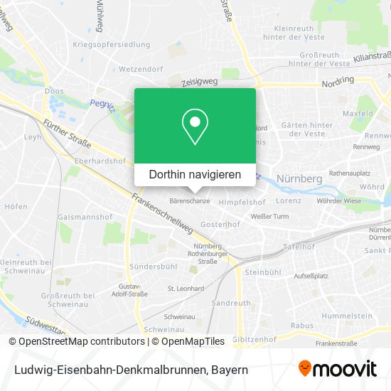 Ludwig-Eisenbahn-Denkmalbrunnen Karte