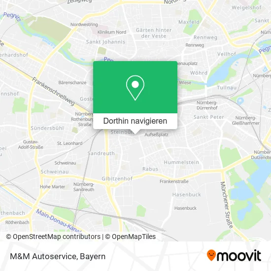 M&M Autoservice Karte