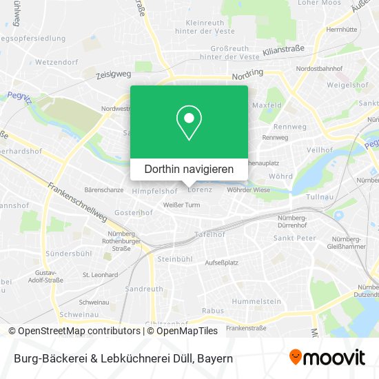 Burg-Bäckerei & Lebküchnerei Düll Karte