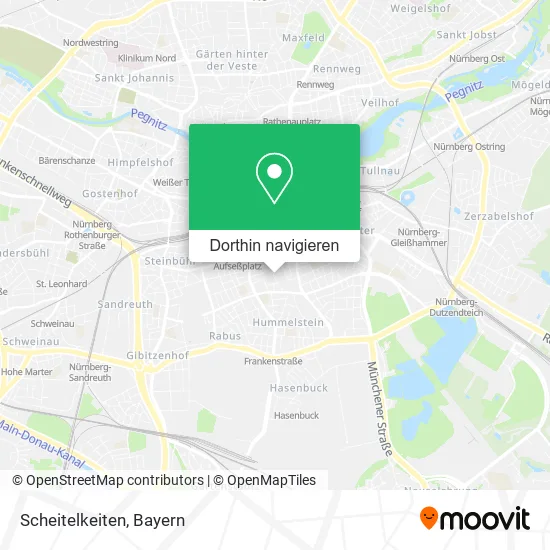 Scheitelkeiten Karte