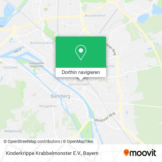 Kinderkrippe Krabbelmonster E.V. Karte