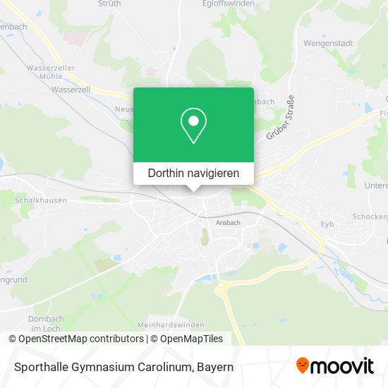 Sporthalle Gymnasium Carolinum Karte