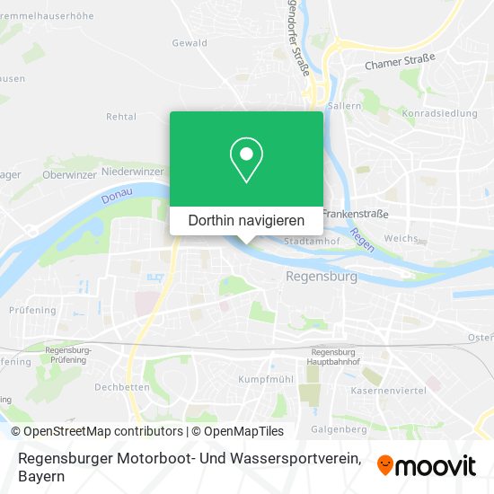 Regensburger Motorboot- Und Wassersportverein Karte