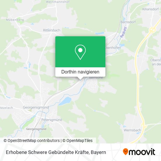 Erhobene Schwere Gebündelte Kräfte Karte