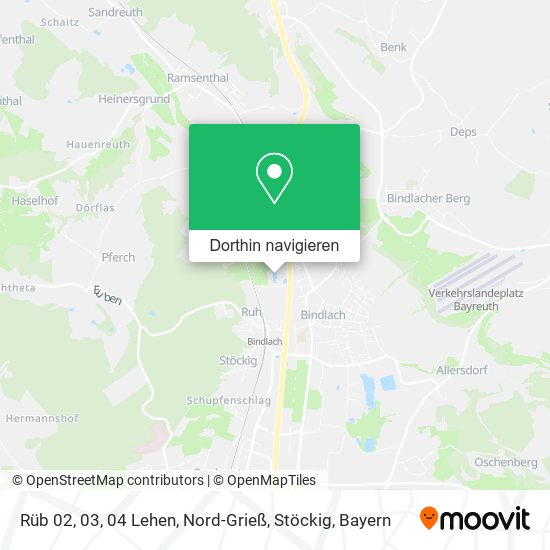 Rüb 02, 03, 04 Lehen, Nord-Grieß, Stöckig Karte