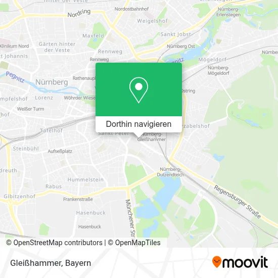 Gleißhammer Karte