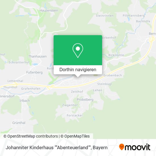 Johanniter Kinderhaus ""Abenteuerland"" Karte