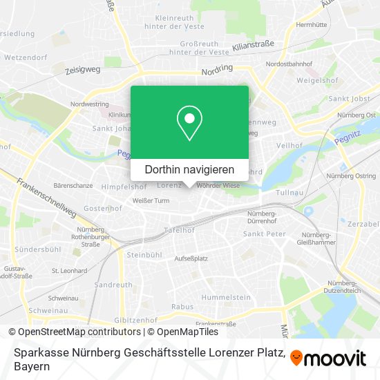 Sparkasse Nürnberg Geschäftsstelle Lorenzer Platz Karte