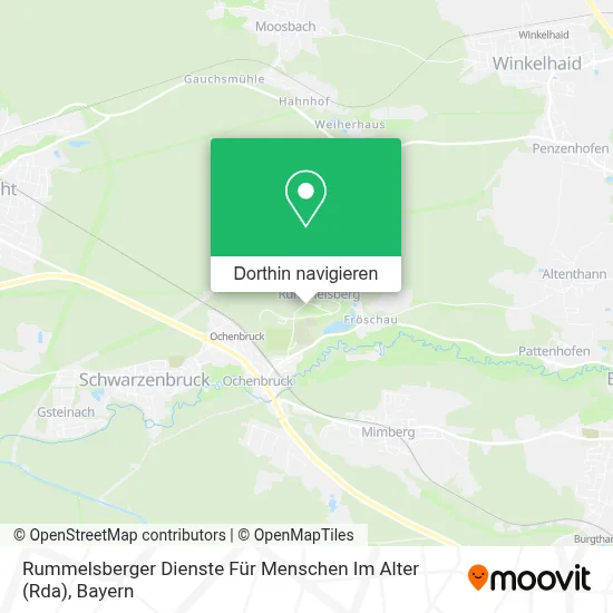 Rummelsberger Dienste Für Menschen Im Alter (Rda) Karte