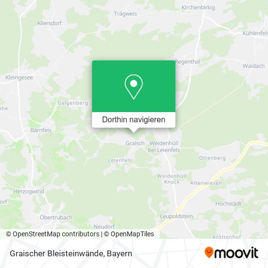 Graischer Bleisteinwände Karte