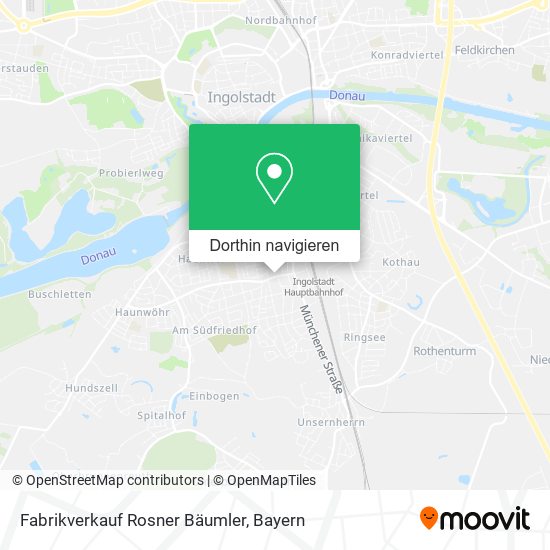 Fabrikverkauf Rosner Bäumler Karte