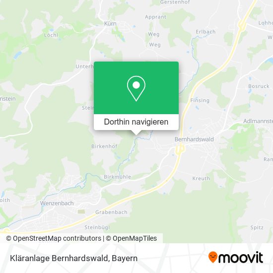 Kläranlage Bernhardswald Karte